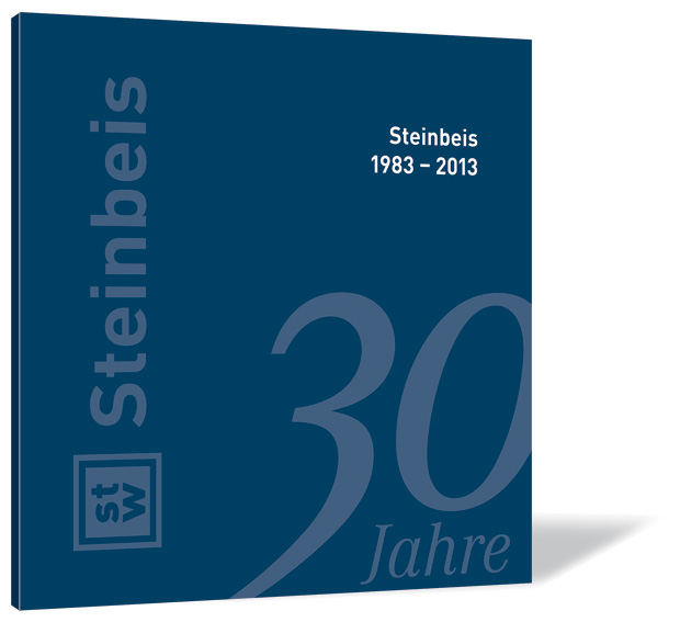 Buchcover von 'Steinbeis 1983 - 2013' von Steinbeis-Stiftung, mit dunklem Hintergrund.